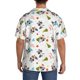 thumbnail image 3 of Fotbe happy new year Raccoon Camisa Estampada de Manga Corta para Hombre, Casual de Verano, Estilo Playero, Sin Arrugas-3X-Large, 3 of 5