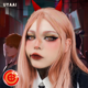 thumbnail image 2 of UYAAI1 par de lentes de contacto para cosplay de Power Chainsaw Man, accesorio de anime, lentes de anime, lentes Makima para Halloween, lentes para cosplay, 2 of 5