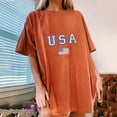 thumbnail image 2 of Pompotops Femmes Vintage Drop Manches Imprimé Casual Manches Courtes Tops Blouse, 2 of 7