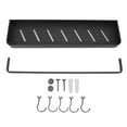 thumbnail image 2 of Towel Floating Shelf, Floating Towel Rack Space Aluminum Strong Load Bearing Capacity  For Kitchen With Hook, 2 of 8