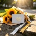 thumbnail image 6 of 2.76x3.74In Teacher Appreciation Greeting Card Floral Gold Foil Pressed Thank You Blank Note Card With Envelope For Birthday Graduation Holiday Gift Message, 6 of 6