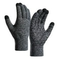 thumbnail image 1 of Gloves Mittens Warm Gloves Autumn And Winter Fleece And Thick Screen Knitted Gloves For Cycling Cold And Non-Slip Offset Printing Gloves Gloves Mittens, 1 of 1