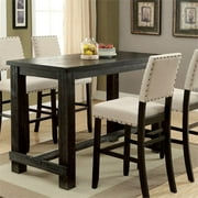 Furniture of America Stanton Pub Table in Antique Black by Furniture of America