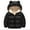 Black, variant on Down Jacket Gift for Girls Winter Coats for Toddler Boys Girls Hooded Warm Down Jacket Outwear Fleece Puffy Outfits Save Big