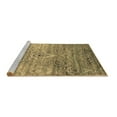 thumbnail image 2 of Ahgly Company Machine Washable Indoor Square Abstract Brown Contemporary Area Rugs, 7' Square, 2 of 4