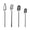 Black, variant on Jkung 4 Pcs Hangable Tableware Set Stainless Steel Fork Knife Spoons Flatware Cutlery Kitchen Utensil Dinnerware Set