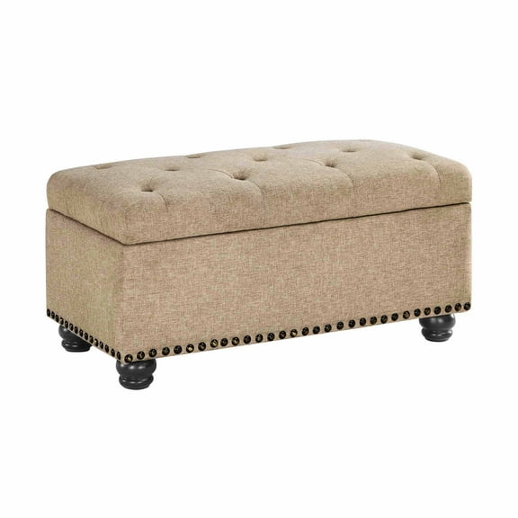 Convenience Concepts Designs4Comfort 7th Avenue Storage Ottoman Bench