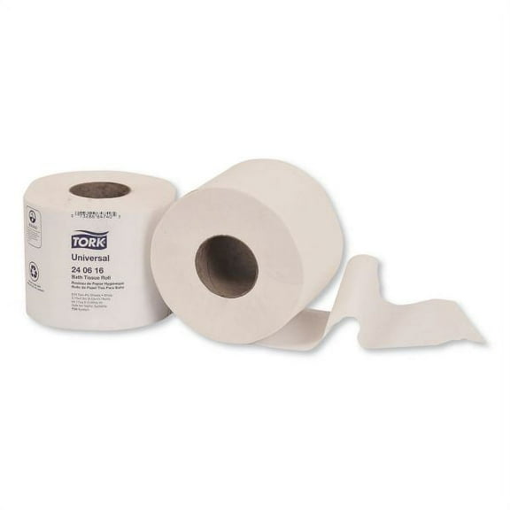 Tork Bath Tissue, Septic Safe, 2-Ply, White, 616 Sheets/Roll, 48 Rolls/Carton