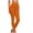 Orange, variant on Women's Stretch Pants Fitness Yoga Pants Solid Color Casual Tight Fitting Leggings Long Workout Running Sports Pants, Orange L