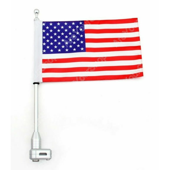 Luggage Rack Vertical Flag Pole American For Honda GoldWing GL1800 2001-2012