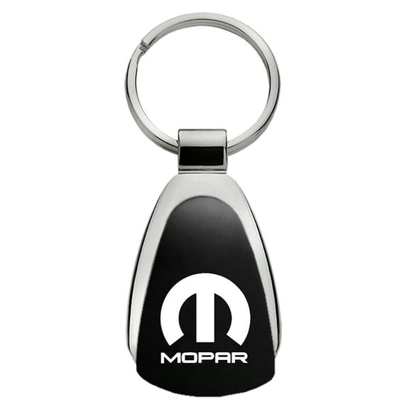 Mopar Teardrop Key Chain (Black)