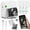 7 rolls of white paper, variant on Ink Free Sticker Printer Mini Thermal Printer: Wireless Pocket Printer, Intelligent Portable Receipt Printer, With 1 Roll Of Thermal Paper – Suitable for Photos, Diaries, Notes, And Memos