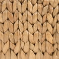 thumbnail image 3 of happimess Leif Rustic Minimalist Hand-Woven Hyacinth Nesting Baskets with Handles, Natural (Set of 2), BSK1008A-2SET, 3 of 9
