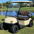 thumbnail image 2 of Binienty Ladybug Print Golf Cart Towel Seat Covers 2 Passenger Universal Golf Cart Seat Cover Blanket, Comfortable Bench Protector Elastic Fabric, Easy to Install & Clean, 2 of 8