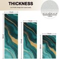 thumbnail image 4 of Teal Gold Marble Pattern Kitchen Rugs Sets Of 3,Kitchen Runner Rugs Non Skid Washable,Decorative Kitchen Floor Mats for Kitchen,Sink,Laundry,17"x30"+ 17"x47" + 17"x59", 4 of 6