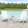 thumbnail image 2 of Gwendolyn Outdoor 2 Seater Acacia Wood Chat Set, White, 2 of 11