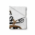 thumbnail image 2 of Cars Soft Flannel Fleece Throw Blanket, Old Garage Mechanical Auto Repairs Truck Company Skull Grunge Display, Cozy Plush for Indoor and Outdoor Use, 50" x 70", Pale Brown Black White, by Ambesonne, 2 of 6