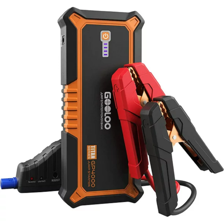 Refurbished Gooloo GP4000 Car Jump Starter 4000A Peak 26800mAh 12V