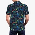 thumbnail image 6 of Wukai Dinosaur Men’s Polo Shirts,Quick-Dry Athletic Shirt,Classic Fit Shirts-Medium, 6 of 8