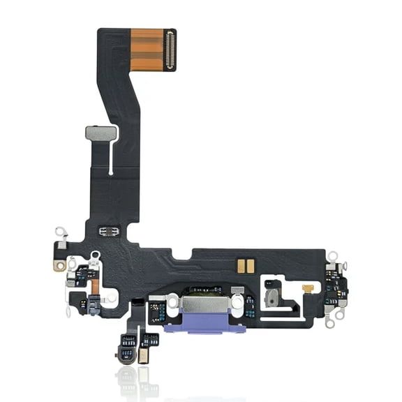 Replacement Charging Port Flex Cable Compatible For iPhone 12 Mini (Premium) (Purple)