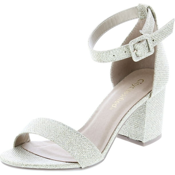 city classified gold sandals