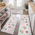 thumbnail image 2 of Pioneer Flower Floral Print Pattern Kitchen Rugs Sets Of 3,Kitchen Runner Rugs Non Skid Washable,Decorative Kitchen Floor Mats for Kitchen,Sink,Laundry,17X30 Inch + 17X47 Inch + 17X59 Inch, 2 of 6