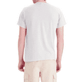 thumbnail image 5 of Hanes Men EcoSmart T-Shirt, Short Sleeve Crew Neck Cotton-Poly Blend Classic Tee, Ash, S, 5 of 5