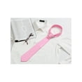 thumbnail image 5 of CORBATA DE HOMBRE INSPIRADA CHIC, COLOR SÓLIDO, CON RAYAS ESTRECHAS, PARA GRADUACIÓN, TRAJE FORMAL, COLOR ROSA, 5 of 5
