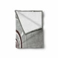 thumbnail image 2 of Futuristic Soft Flannel Fleece Blanket, Futuristic Corridor with Simple Future Science Fiction Architecture Illustration Print, Cozy Plush for Indoor and Outdoor Use, 50" x 60", Grey, by Ambesonne, 2 of 6