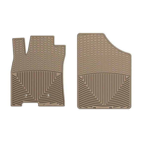 WeatherTech All-Weather Floor Mats compatible with 2006-2011 Cadillac DTS - 1st Row (Driver & Passenger), Tan