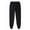 #Black, variant on Women's Plus Size Thick Fleece-Lined Solid Color Casual Sports Pants Running Fitness Trousers,Red,Size XXL