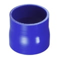 thumbnail image 1 of Unique Bargains 1 Pcs 76-83mm 2.99'-3.27' ID 76mm 2.99' Length 0° Blue Car Silicone Hose, 1 of 7