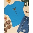 thumbnail image 3 of Butterfly Design T-Shirt Women -Image by Shutterstock, Female Medium, 3 of 4