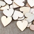thumbnail image 6 of Arborister Unfinished Wooden Heart Discs for DIY Crafts, 50 Pieces, 6 of 10