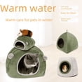 thumbnail image 2 of Caterpillar cat nest hamster kennel small kennel winter closed deep sleep cat sleeping mat, 2 of 6