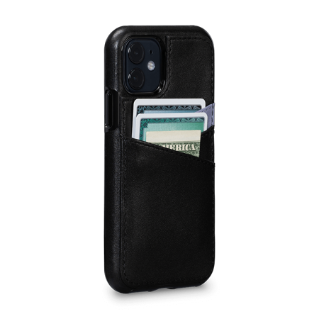 SENA Lugano Wallet Case for iPhone 11 Black/Periwinkle discontinued - SFD42807NPUS