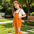 thumbnail image 4 of Odeerbi Chicos Niñas 3 Piezas Preppy Outfit Camiseta de Manga Corta y Pantalones Cortos Generales Con Set de Uniforme Escolar de Las Medias, 4 of 9