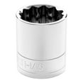 thumbnail image 2 of Chrome Socket, 1/2"" Drive, 1-1/16"", 12 Point, Shallow, 2 of 2