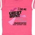 thumbnail image 4 of Inktastic I Love My Great Aunt-breast Cancer Awareness Boys or Girls Baby Bodysuit, 4 of 5