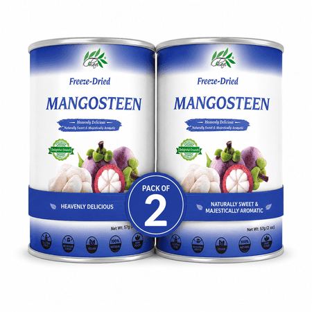 CHAVI Freeze-Dried Mangosteen - No Added Sugars or Preservatives - Non-GMO Vegan Gluten-Free