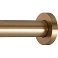 thumbnail image 1 of Shower Tension Curtain Rod - Adjustable Spring Tension Rod for Shower Curtains Bathroom or Windows Easy to Install No Drilling Requi Rustproof Adjustable to Warm Gold, 1 of 5