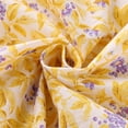 thumbnail image 4 of YunPes Girls Floral Dress Crewneck Puff Short Sleeve Tunic Dress Summer Casual Flowy Midi Sundress Beach Travel Outfits, 4 of 6