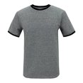 thumbnail image 1 of Playera George para Hombre, Cuello Redondo Manga Corta de Rayas Horizontales Blanco con Negro Talla EG, 1 of 4