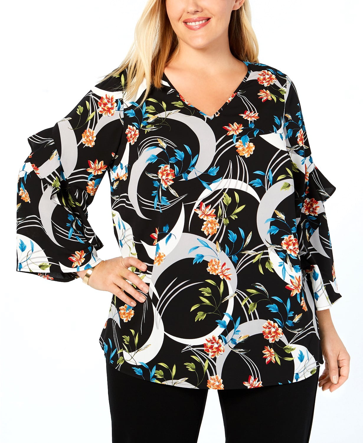 alfani plus size tops