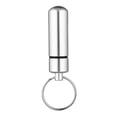 thumbnail image 1 of Mini pastillero portátil de aluminio y plata, estuche impermeable, soporte para caché, contenedor para medicamentos, llavero, 1 of 4