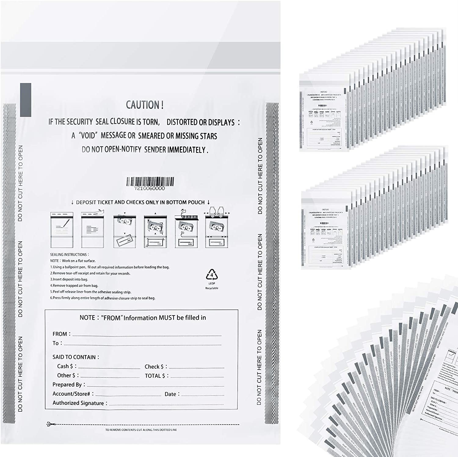 Bank deposit bags plastic,Money bag for cash,Bank bag,Cash register