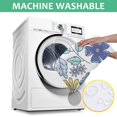thumbnail image 3 of 52x52 Inch Waterproof Square Tablecloth, Thickened Polyester Table Cover for Dining & Parties, Floral Print, 3 of 6