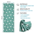 thumbnail image 2 of Green Cartoon Unicorn Pattern Hot Yoga Mat Towel Non Slip for Hot Yoga - Quick-Drying Yoga Mat Cover with 4 Corner Pockets with Travel Bag - Hot Yoga Towel Non Slip 70"x26", 2 of 6