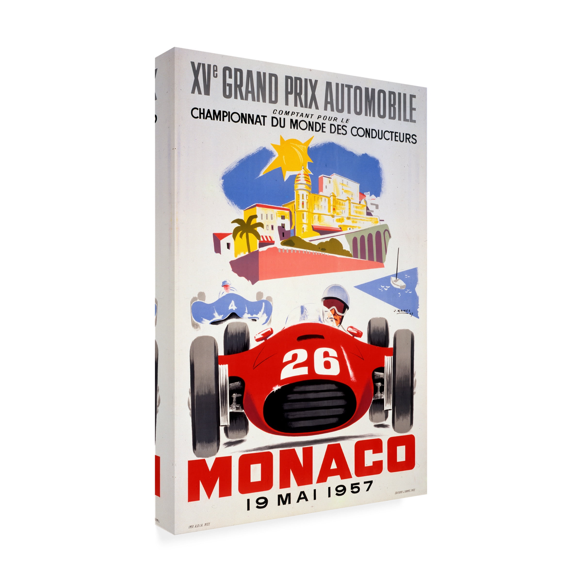 Lantern Press 'Racing 6' Canvas Art