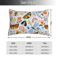 thumbnail image 2 of Balery Insects and Flowers Funda de Cojín Estampada, Regalos para Mujeres, Regalos de Amor para Ella, Regalos para Novia o Esposa, Funda de Almohada-20"x30", 2 of 6